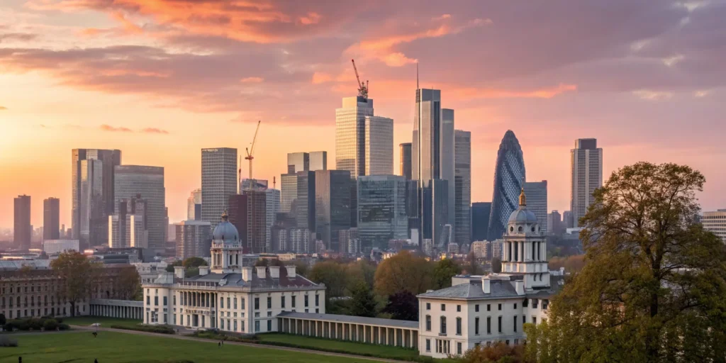 A financial district skyline at sunset, the backdrop for a quarterly market commentary.