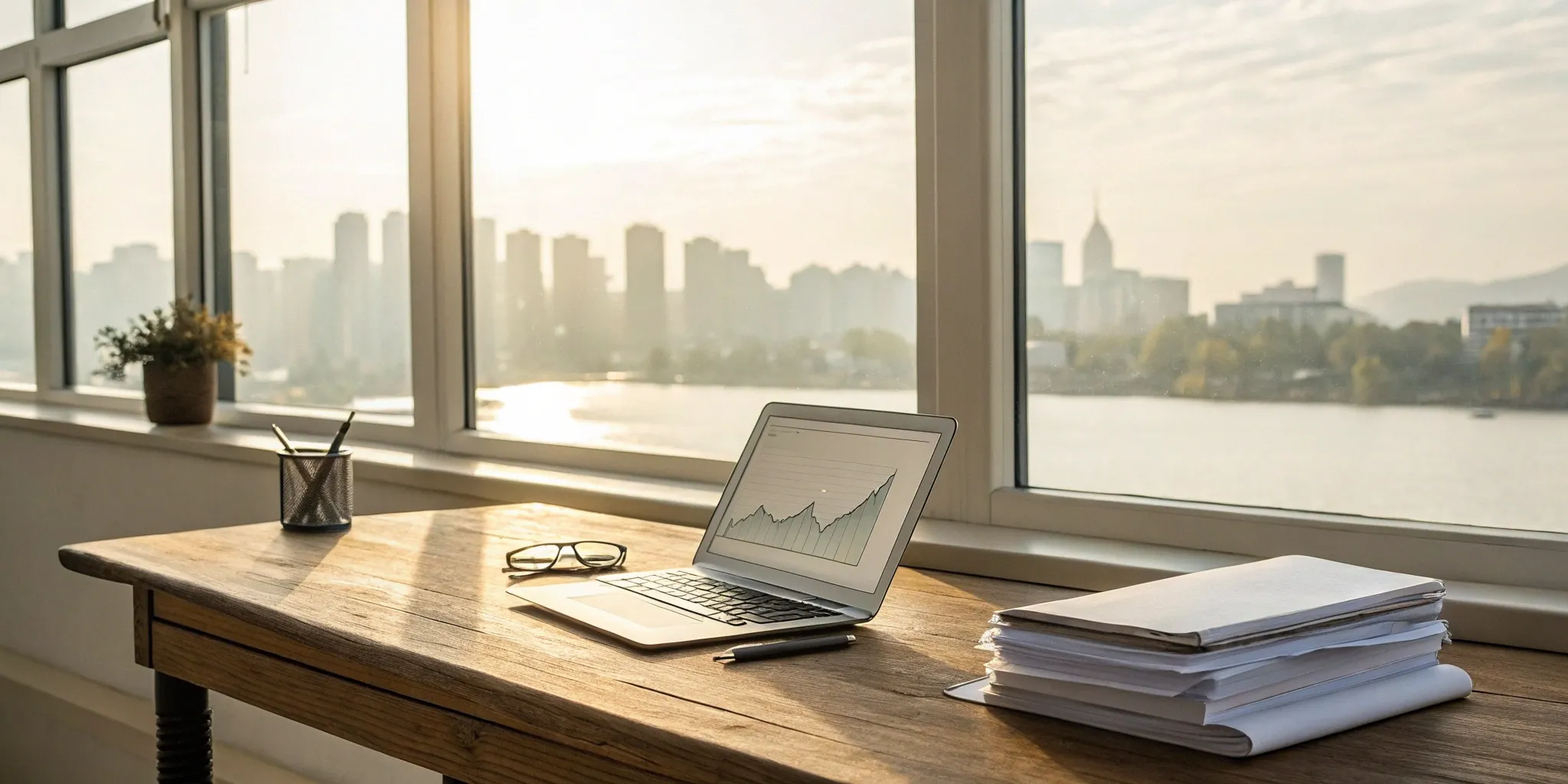 Analyzing different types of fixed income strategies on a laptop with a financial chart.